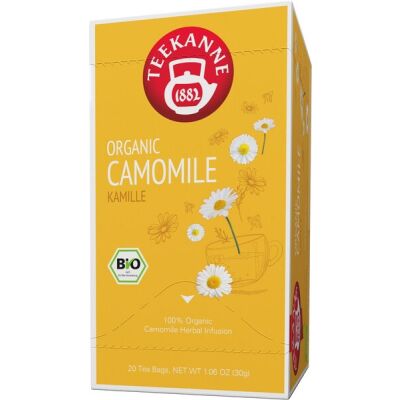 Teekanne Premium Bio Tee, Camomile, 20 Stück