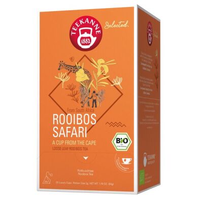 Teekanne BIO Luxury Cup Cup Rooibos Safari, Pyramidenbeutel, 25 Stück