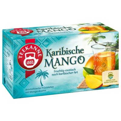 Ländertee karibische Mango, 20 Portionsbeutel a 2,25 g