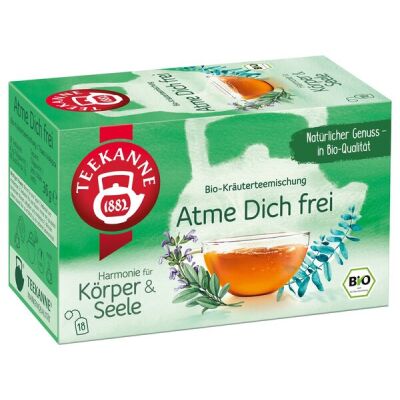Teekanne BIO Harmonie Körper & Seele, Atme Dich frei, 18 Stück