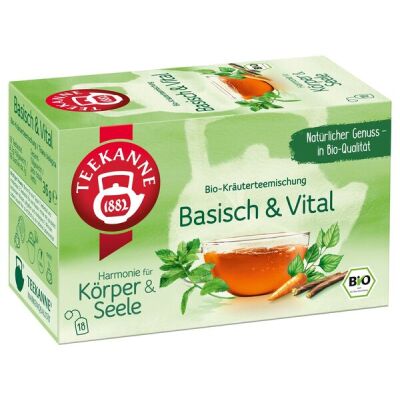 Teekanne BIO Harmonie Körper & Seele, Basisch & Vital, 18 Stück