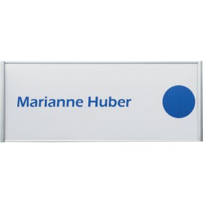 Türschild Silver, 180 x 72 mm, 1 Profil