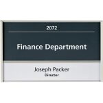 Türschild Silver, 60 x 108 mm, 2 Profile