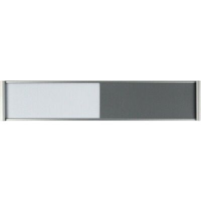 Türschild Raumbelegung, Anzeiger ohne Text, Schiebeschild, silber