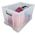 Allstore Aufbewahrungsbox, 85 l, transparent, Maße:...