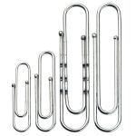 Briefklammer Norica, 24 mm, Kugelenden, verzinkt