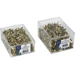 Musterbeutelklammern Gr.3 / 17 mm, Rundkopf,...