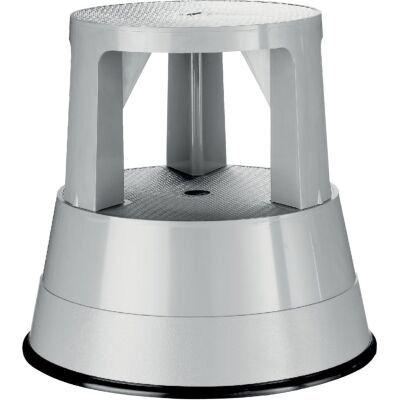 Rollhocker mit 3 Gleitrollen, rutschfester Gummibezug, zusammensteckbar