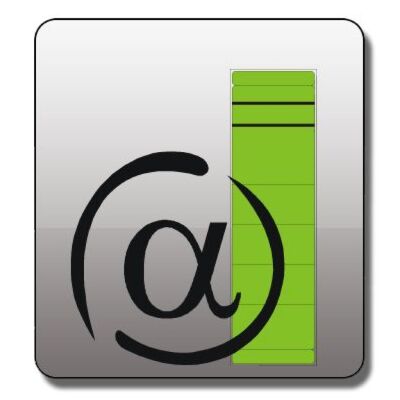 Rückenschild, selbstklebend, kurz/breit, 100 Rückenschild