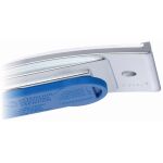 Namensschild, 34 x 80 mm, Magnethalterung, matt edelstahl...