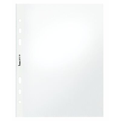 Lochrandhülle, DIN A5, farblos, PP-Folie, oben offen, 170 x 216 mm