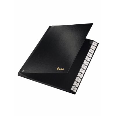 Pultordner, Tabe A-Z, 24 Fächer,DIN A4, PP-Folie, dehnbarer Rücken, 265 x 355 mm