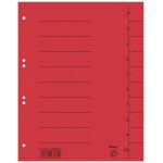 Trennblätter, DIN A4, vollfarbig, liniert, 210g/qm...