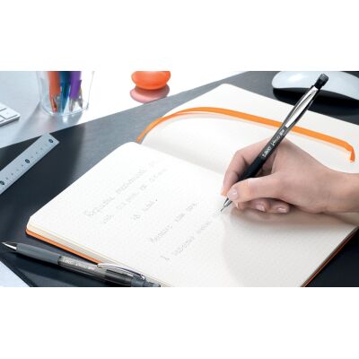 Druckbleistift Velocity Pro, Härtegrad HB, Schaftfarbe grau