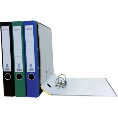 Ordner, DIN A4, Wolkenmarmor, 50 mm, schmal, geklebtes Rückenschild