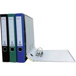 Ordner, DIN A4, Wolkenmarmor, 50 mm, schmal, geklebtes...