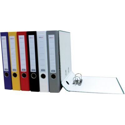 Ordner, DIN A4, PP, 50 mm, schmal, auswechselbares Rückenschild