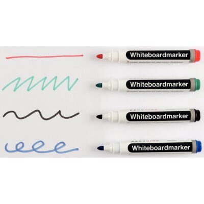 Whiteboardmarker, Rundspitze, Strichstärke 1,5 - 3 mm, non-permanent/trocken abwischbar