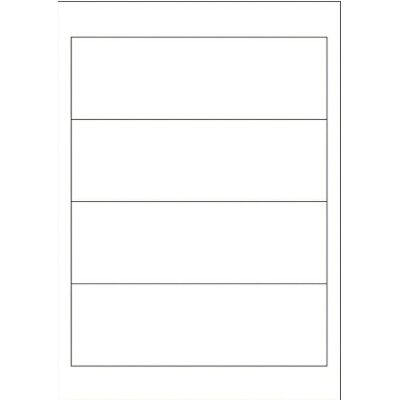 Ordneretiketten, kurz/schmal, 192, weiß