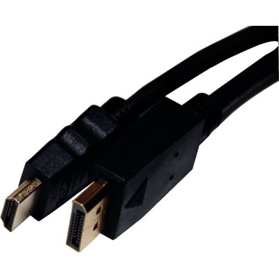 DisplayPort auf HDMI Kabel, schwarz