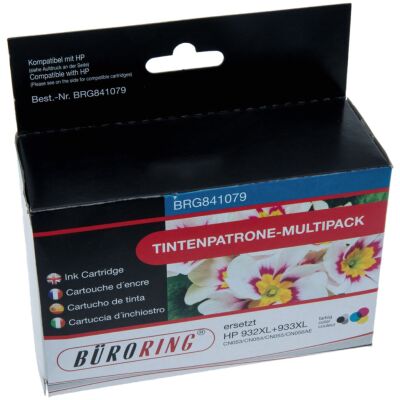 Tintenpatrone XL, ersetzt HP 933XL (C/M/Y/K)