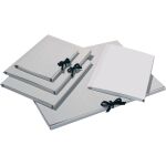 Sammelmappe, Graupappe, 500g/qm, Verschlussband, 3...