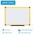 Whiteboard Ultrabrite, emailliert, weiß/gelb