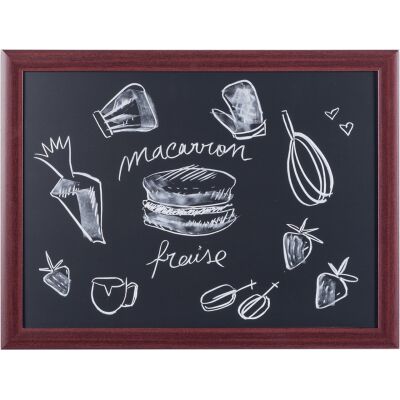 Kreidetafel Transitional, Holzrahmen,  schwarz