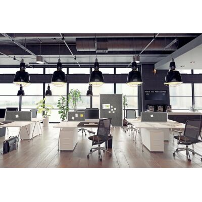 Raumteiler Evolution, Wandtrenner, grau