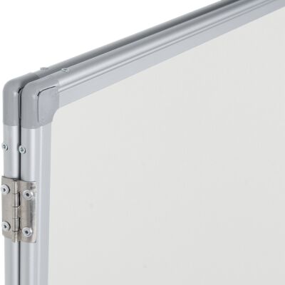 Whiteboard Trio Earth, Stahl, magnetisch, weiß