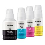 Tintenpatrone, für Canon Drucker (GI-50C, ...)