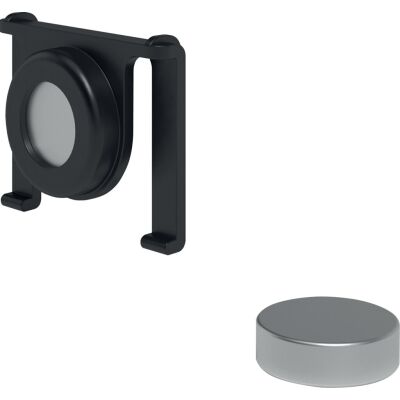 Magnetbefestigung 480 für Addit Kabelführung, 100% recyceltes PP, 1 Clip und 2 Magnete