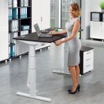 Knieraumblende für Sitz-/Stehschreibtische, Metall,...