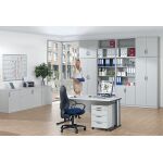 Rollcontainer inkl. Materialschub, 3 Schübe Metall,...