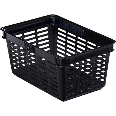Einkaufskorb mit großem Tragegriff, stapelbar, Griff klappbar, 19 Liter, 448 x 283 x 212 mm