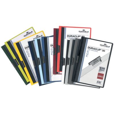 Klemmmappe DURACLIP, DIN A4, Fassungsvermögen 30 Blatt, 310 x 220 mm