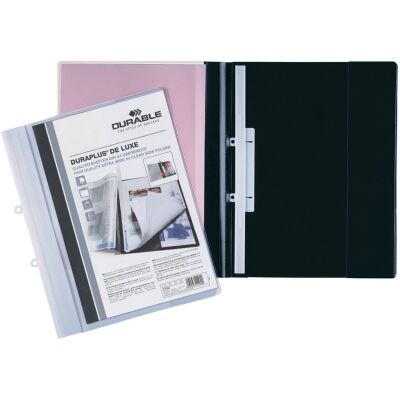 Angebotshefter DURAPLUS® deLuxe, DIN A4+ Überbreite, Beschriftungsstreifen, Innentasche, Abheftvorrichtung, 310 x 244 mm