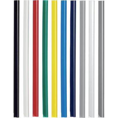 Klemmschiene für DIN A4, bis zu 30 Blatt, Kunststoff, 100 Stück