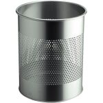 Papierkorb, Metall, rund, 14,7 Liter, perforiert,...