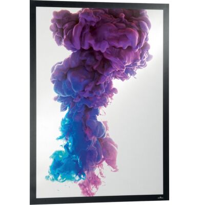 DURAFRAME, selbstklebend, ablösbar auf Glatten Oberflächen, hitzestabil bis ca. 70 Grad, Fassungsvermögen 2 Poster, silber