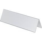 Tischnamensschild,transparent, Kunststoff, mit...