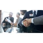 Namensschild, Magnethalterung, transparent, 25 Stück