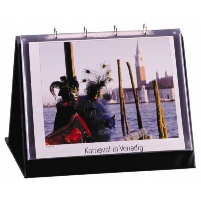 Tisch-Flipchart-Hülle, seitlich offen (kurze Seite), reflexionsarm, transparent