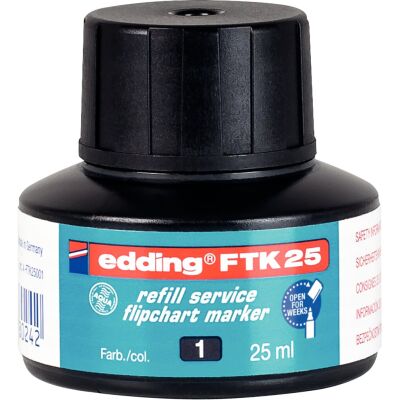 Nachfülltusche in Flasche 25 ml, für Boardmarker: edding 380,383