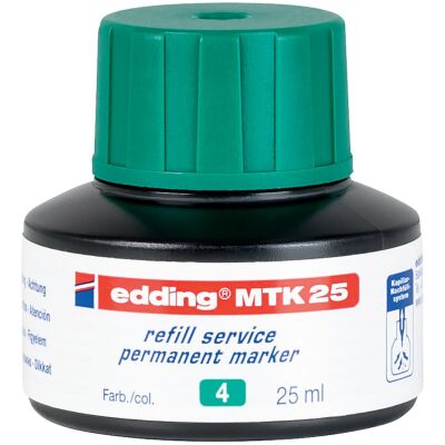 Nachfülltinte MTK 25 für Permanentmarker, mit Kapillarsystem, 25 ml