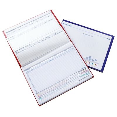 PVC-Pflegedokumappe, professional line, Reiterleiste