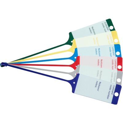 Schlüsselanhänger FIX, Steckverschluß, beschreibbar