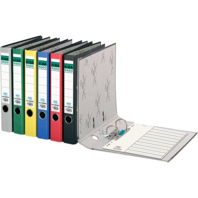 Ordner rado, DIN A4, Wolkenmarmor, 50 mm, schmal, geklebtes Rückenschild