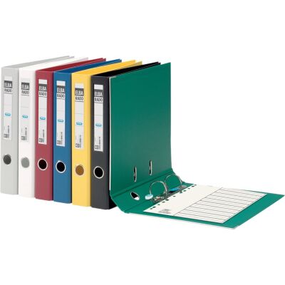 Ordner rado plast, DIN A4, PVC, 50 mm, schmal, auswechselbares Rückenschild