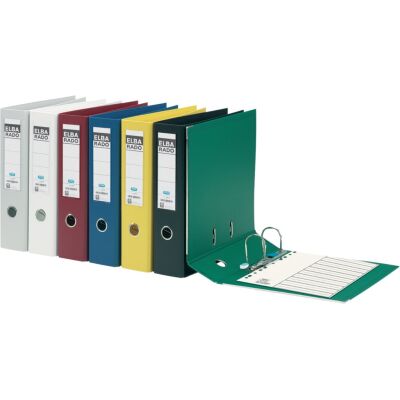 Ordner rado plast, DIN A4, PVC, 80 mm, breit, auswechselbares Rückenschild